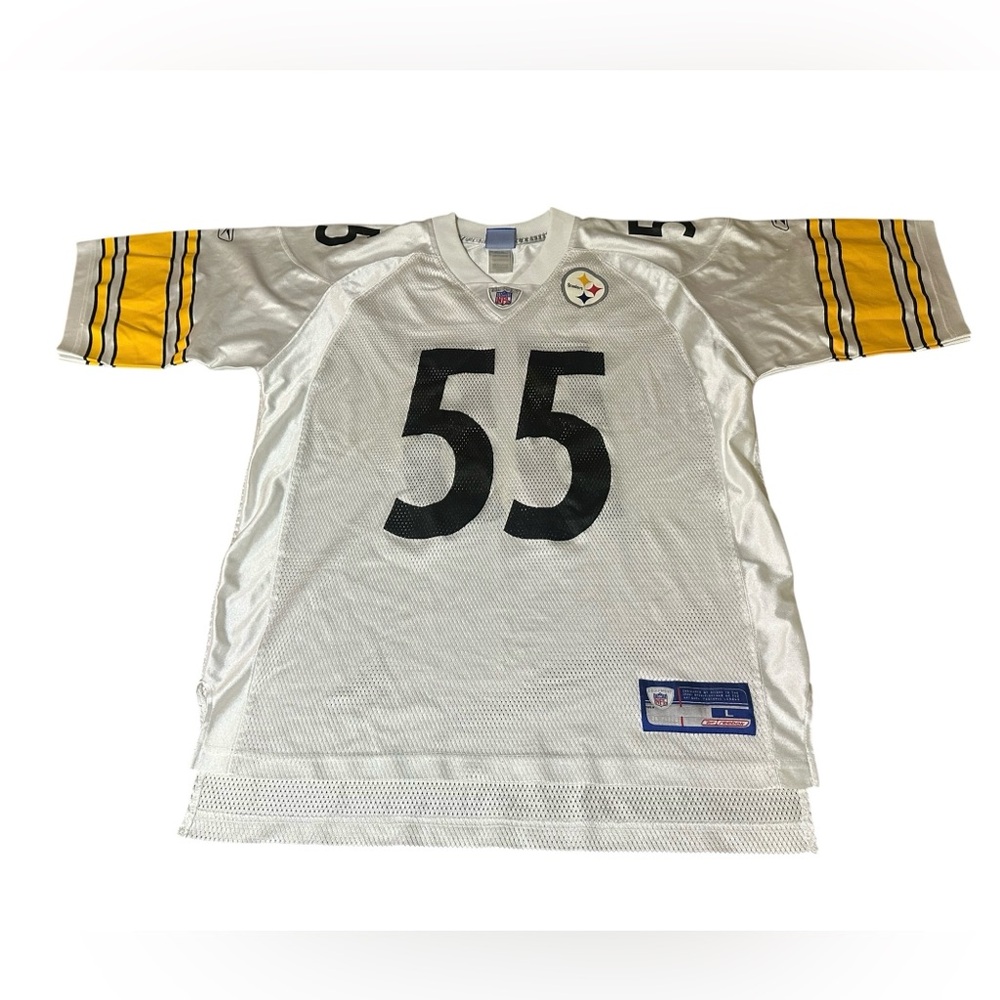 Reebok Men Pittsburgh Steelers‎ Joey Porter Away Jersey Sz Large